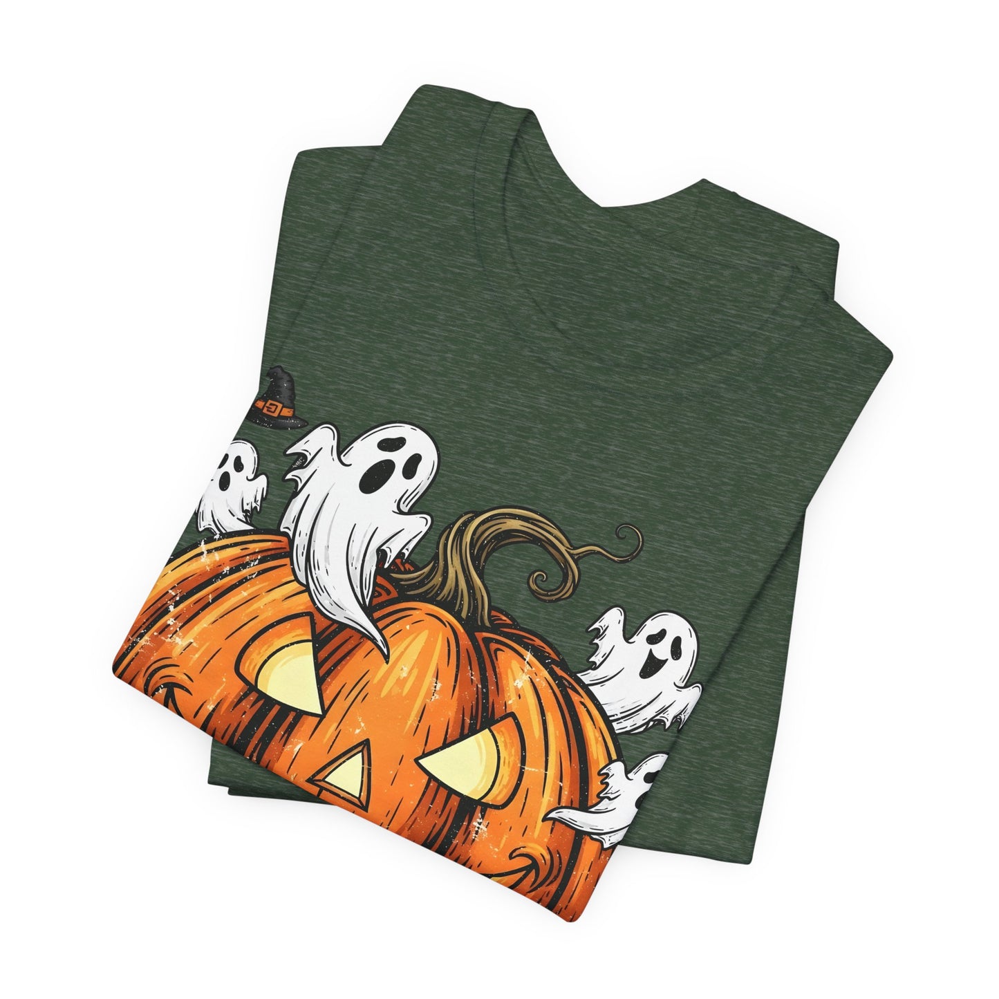 Boo Bash Crew Halloween Ghost T-Shirt, Unisex Tee, Spooky Shirt, Halloween Party Costume, Casual Ghostly Look