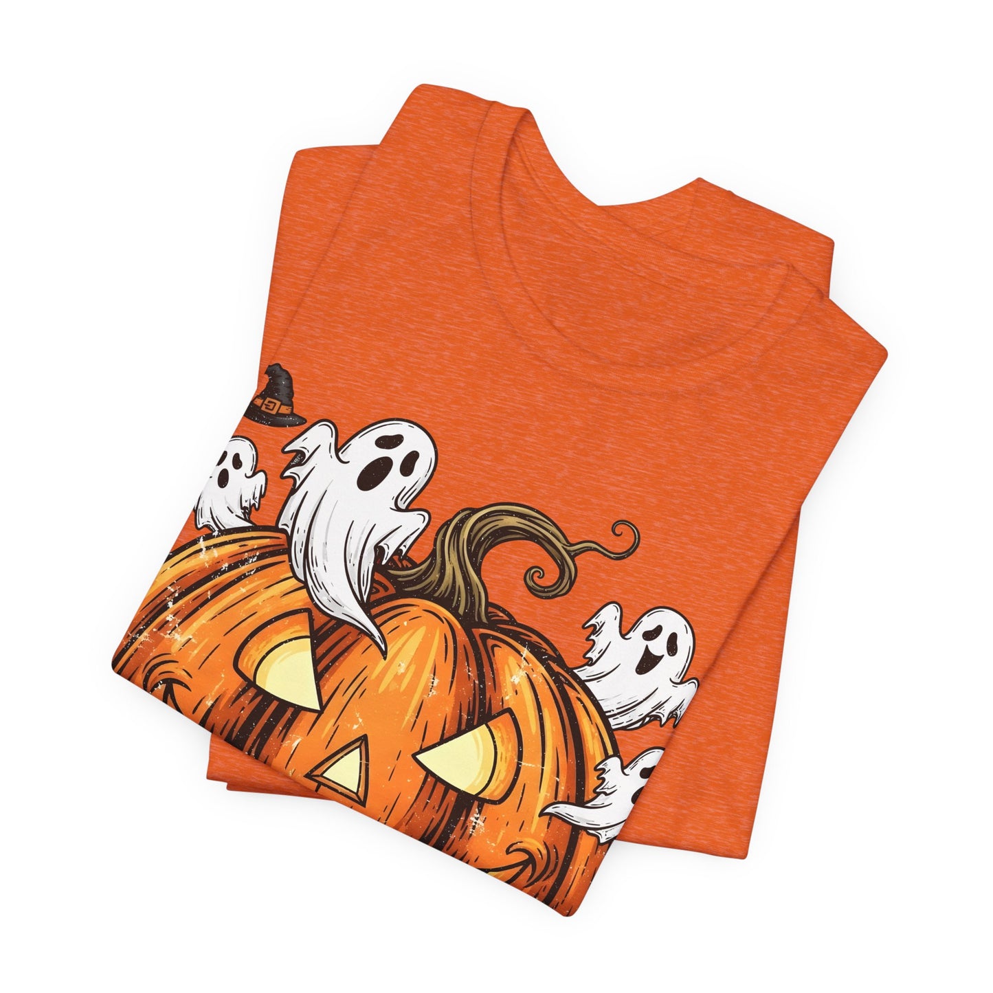 Boo Bash Crew Halloween Ghost T-Shirt, Unisex Tee, Spooky Shirt, Halloween Party Costume, Casual Ghostly Look