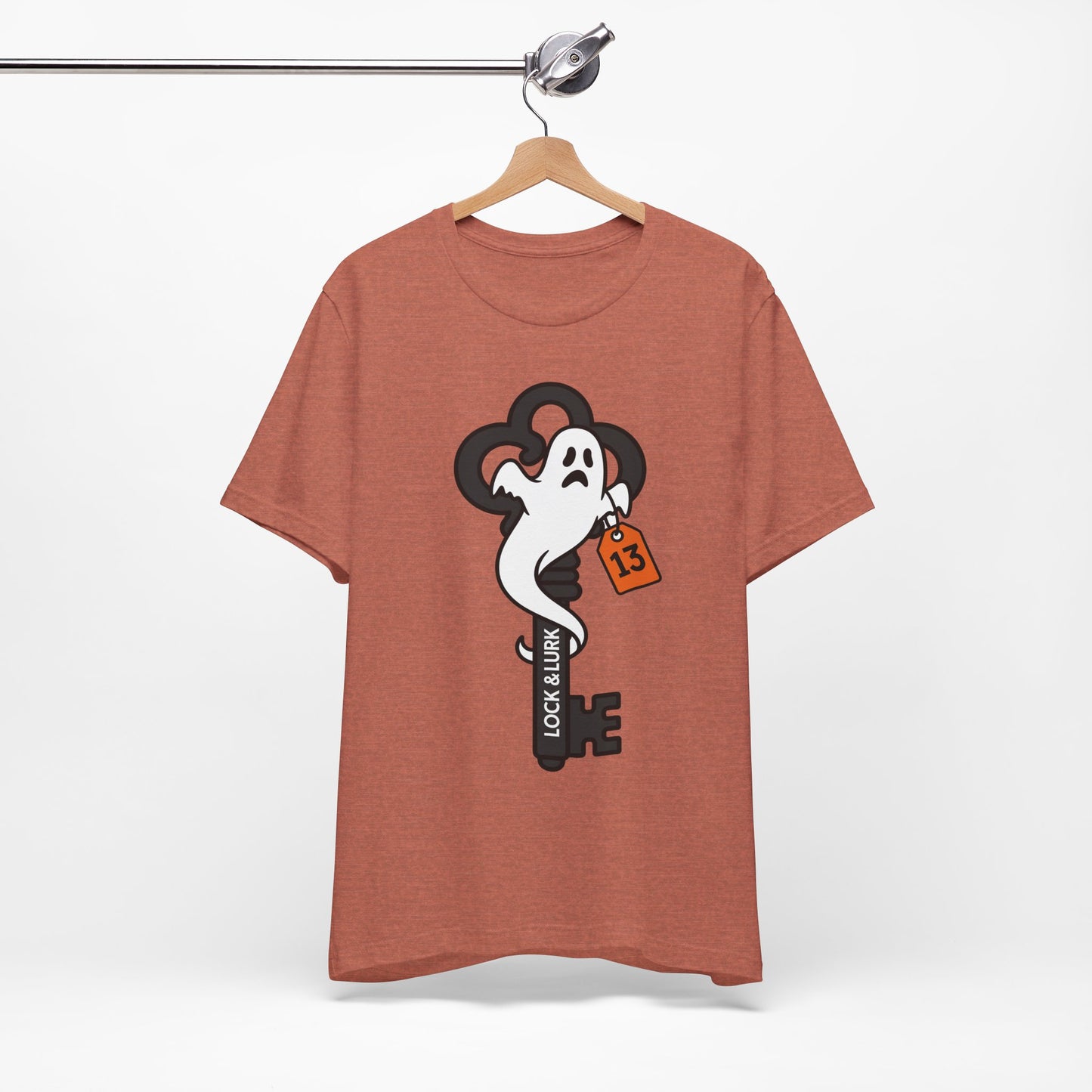 Haunted Key T-Shirt | Halloween Secret and Mystery, Gothic Vintage Tee, Skeleton Magic Shirt, Mysterious Gift