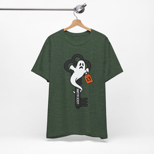 Haunted Key T-Shirt | Halloween Secret and Mystery, Gothic Vintage Tee, Skeleton Magic Shirt, Mysterious Gift