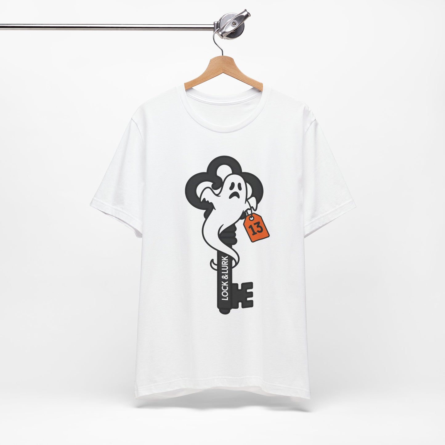 Haunted Key T-Shirt | Halloween Secret and Mystery, Gothic Vintage Tee, Skeleton Magic Shirt, Mysterious Gift